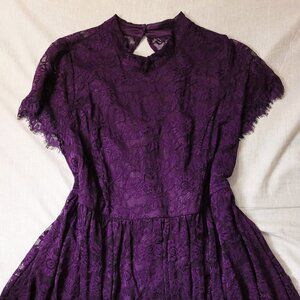 Purple Lace Dress